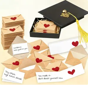 DIY Graduation Mini Envelope Notes Box Holder Cap,2026 Graduation Gifts for Her, Him,Preschool,College, High School, Masters Degree, Phd,Graduation Season Gifts Prepared by Parents Teachers for Kids
