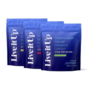 3 Pack Vital Minerals Electrolyte Powder – Morning Hydration Drink Mix for Daily Energy & Wellness | Sugar Free Electrolytes Powder, Naturally Flavored, No Artificial Sweeteners | 3 Pouches (90 Servings)