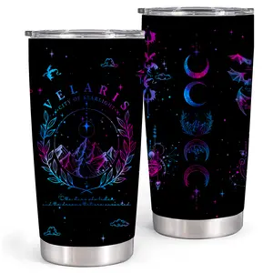 20oz Velaris City Of Starlight Tumbler, Acotar Velaris Travel Mug, Bookish Gift, A Court of Thorns and Roses Rhysand Cassian Azriel