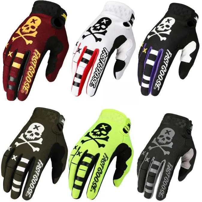 Skeleton Design Finger Touch Screen Motorcycle Gloves - Flexible, Multi-Use Protective Gear for Bike, Mountain Biking, Outdoors Activities