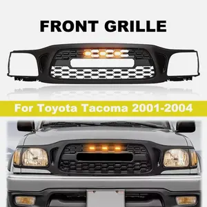 Front Grille For 1st Gen 2001 2002 2003 2004 Tacoma Grill With LED + letter