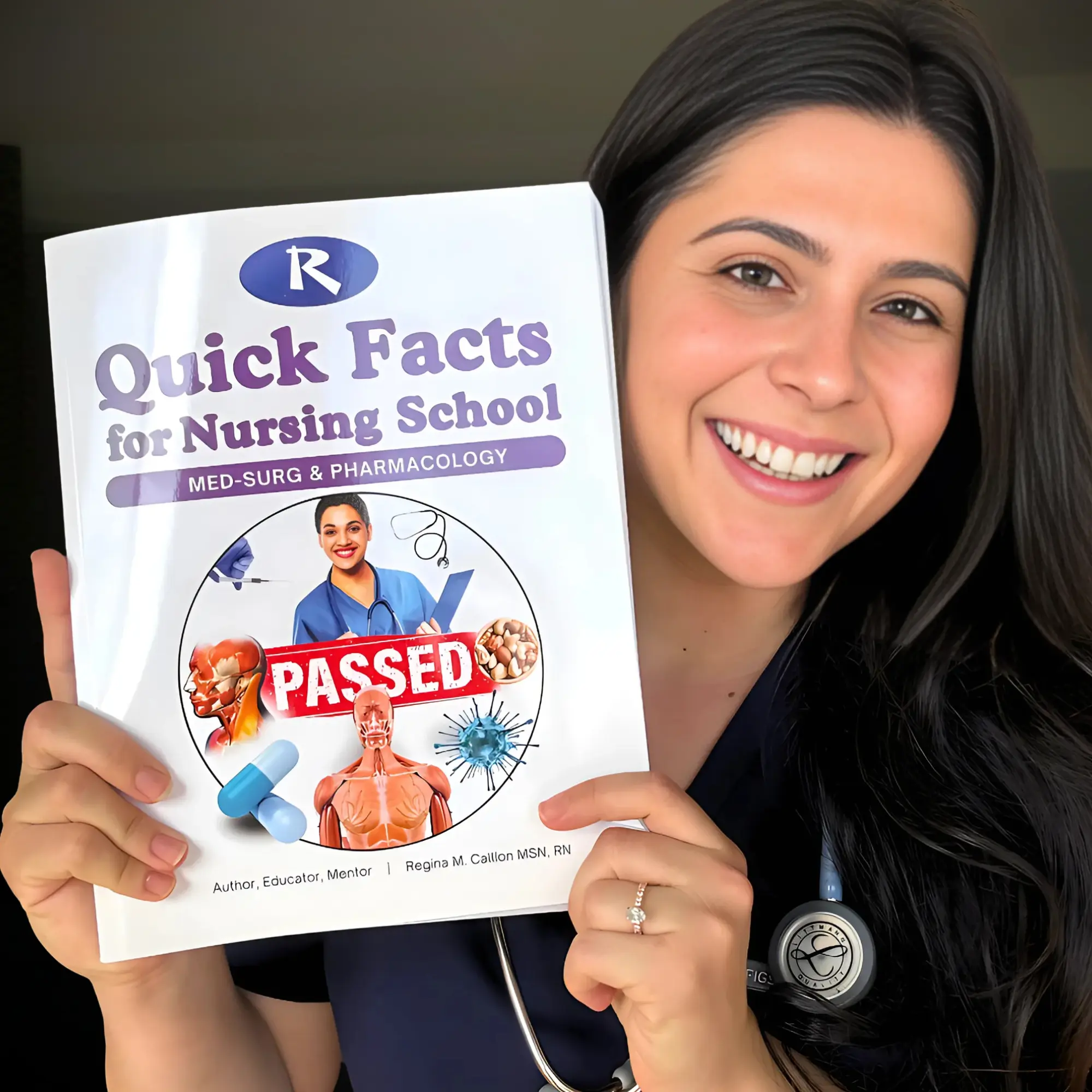 Nursing School Med-Surg & Pharmacology Interactive Book + Workbook Set for RN/LPNs - Quick Facts Learning Tool with Nurse Workbook Exercises for Full Review, Book + Workbook Set For Full Review