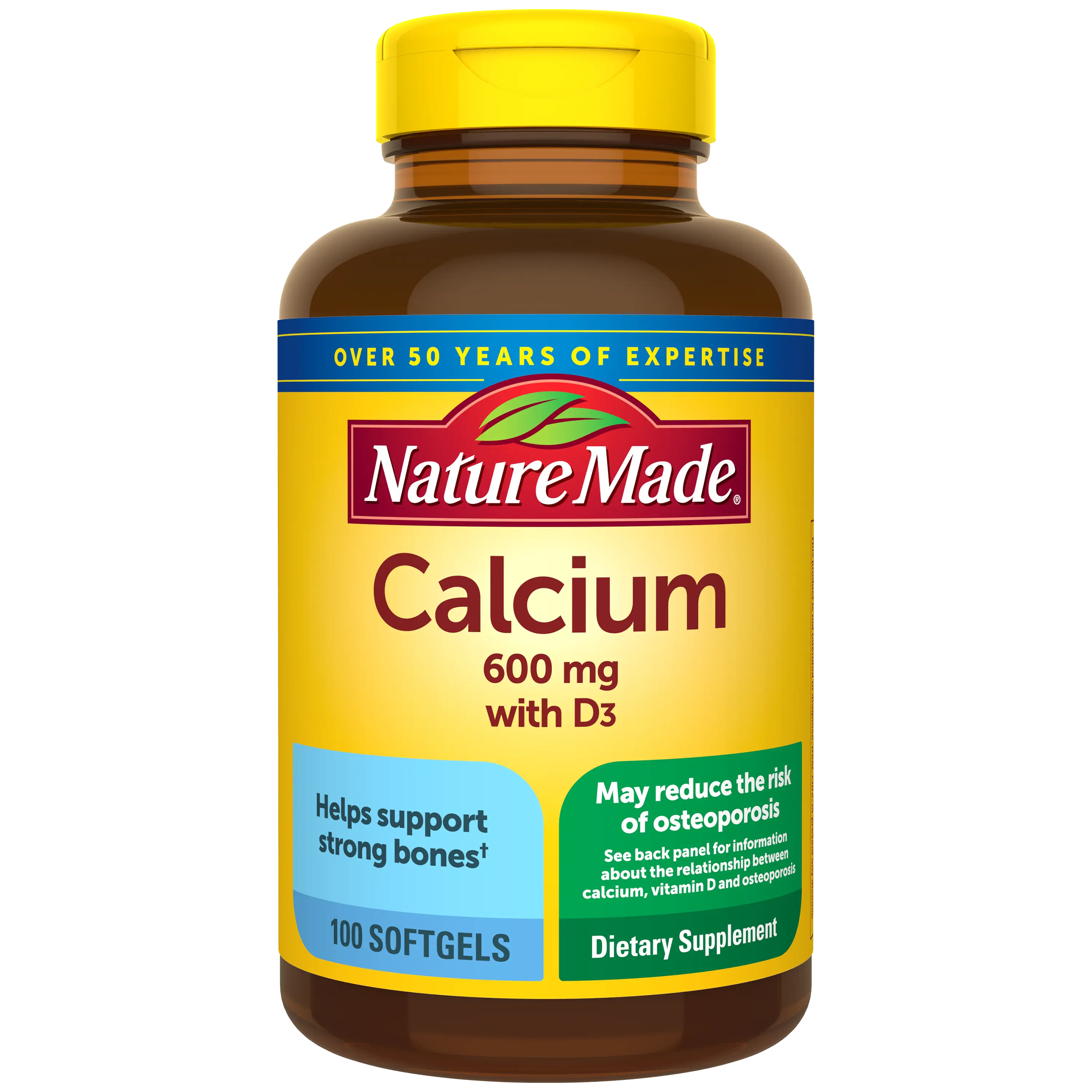 Calcium 600 mg with Vitamin D3 Softgels