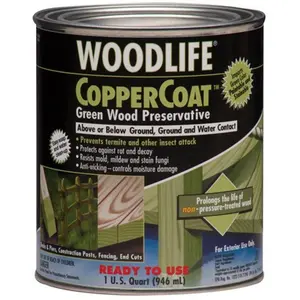 Rust-Oleum 1904A 1 qt. Woodlife Coppercoat Green Wood Preservative