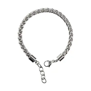 Steel By Design Men's Spiga Chain Bracelet