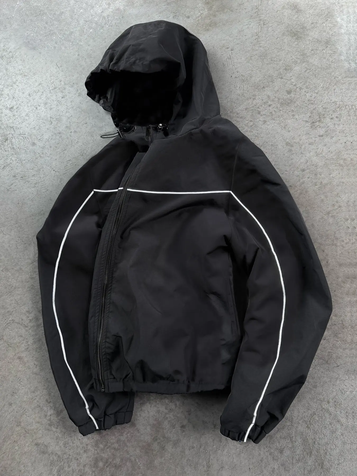 Men’s Casual Hooded Zip Jacket Top Windproof Wrinkle-Resistant Fabric Lightweight Breathable Stylish Comfortable Everyday Wear Practical Breathable coat