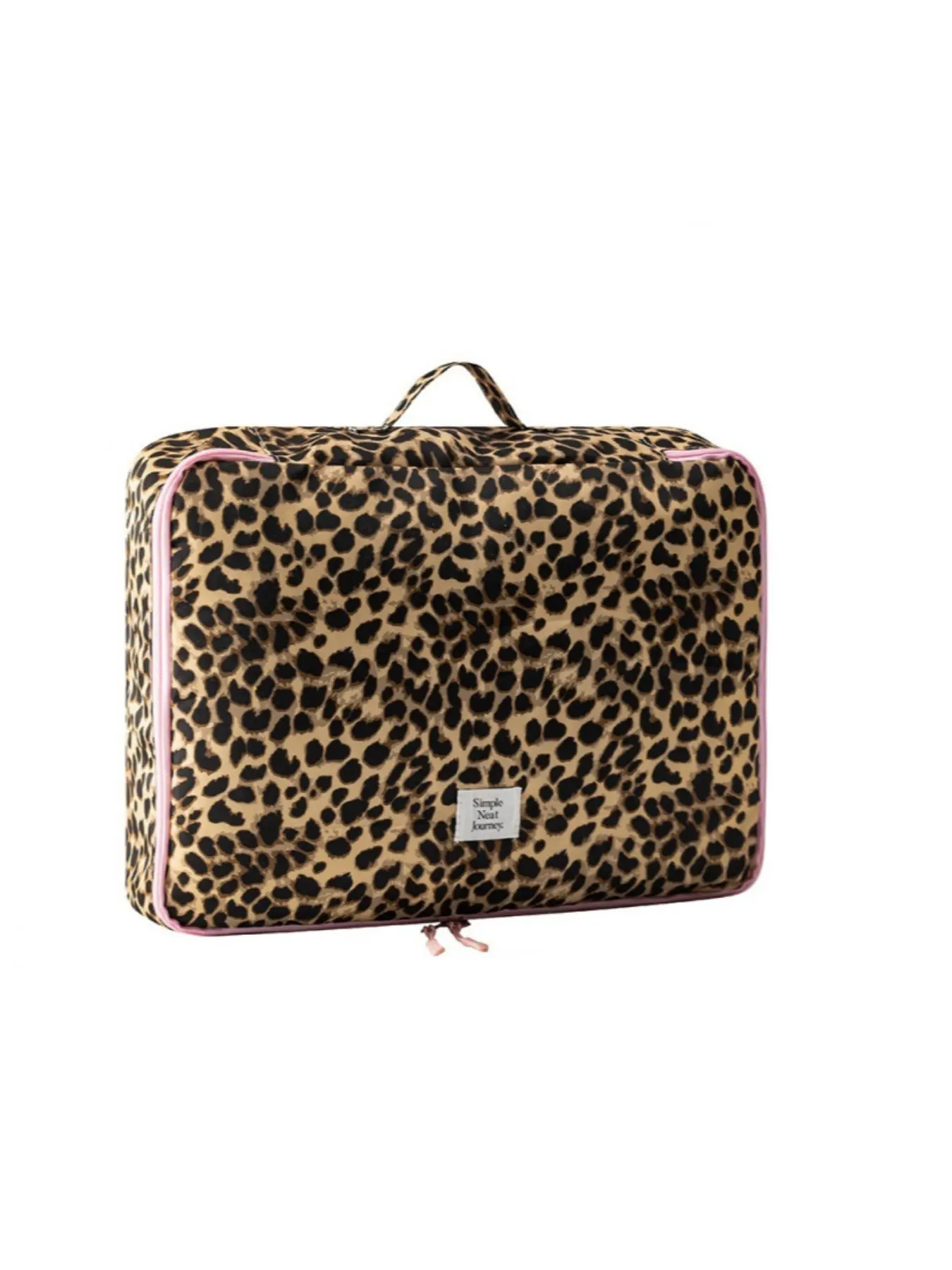 Fashion Leopard Print Travel Luggage Organizer Bag, Travel Organization Pouch, Clothes Storage Pouch, Makeup and Skincare Organizer, Travel Organizers, Travel Essentials, Essential Travel Accessories
