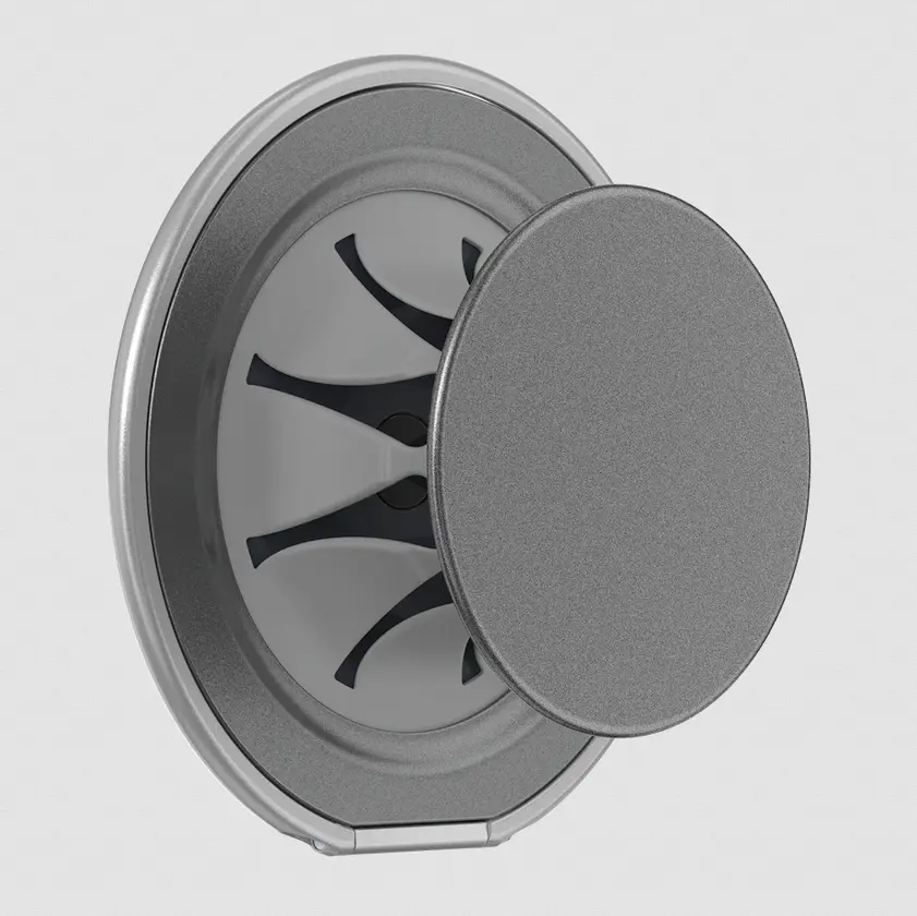 popsockets Gunmetal  MagSafe Low-Pro Grip & Stand