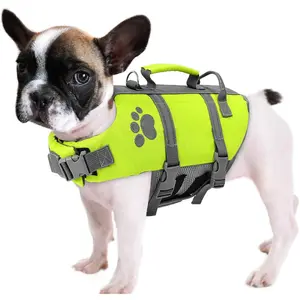 XS Dog Life Jacket, Puppy Life Jackets for Small Dogs, Small Doggie Life Vest for Swimming, Lightweight Extra Small Dog Swim Vest with Handle, Puppy Life Vest for Boating, Cat Lifevest