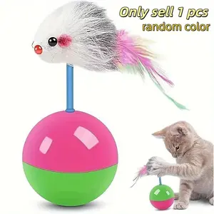 Interactive Cat Toy with Mouse Design, Durable Pet Plaything for Cats & Kitties, Enhances Fun & Exercise, Perfect Gift for Feline Friends