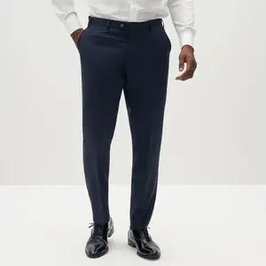 Men's Navy Blue Suit Pants