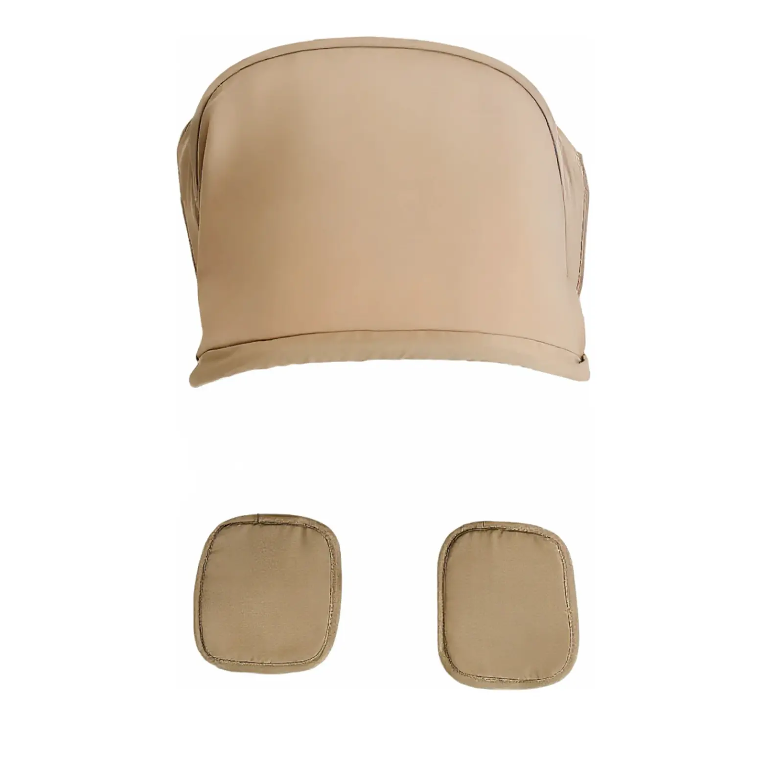 Doona Car Seat & Stroller Replacement Set - 1 Sun Protection Canopy, 2 Shoulder Pads, Upgraded Fabric Feels Gentle on Baby, Reinforced Wear-Resistant Parts, Snug Fit, Stylish Colors, Foldable, Detachable Portable Stroller Accessories (Fits Doona Gear), Sk
