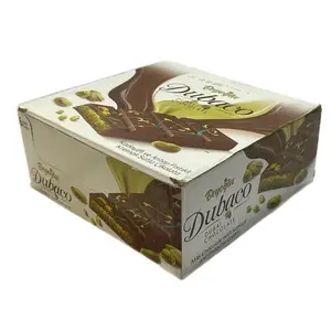 6-Pack Dubai Chocolate Bar - 95g or 200g - Milk Chocolate with Kadayif and Pistachio Cream - Knafeh Dessert Snack with Pistachio Kataifi affordable Bar with Pistachio sweets pretty turkish dubai-style