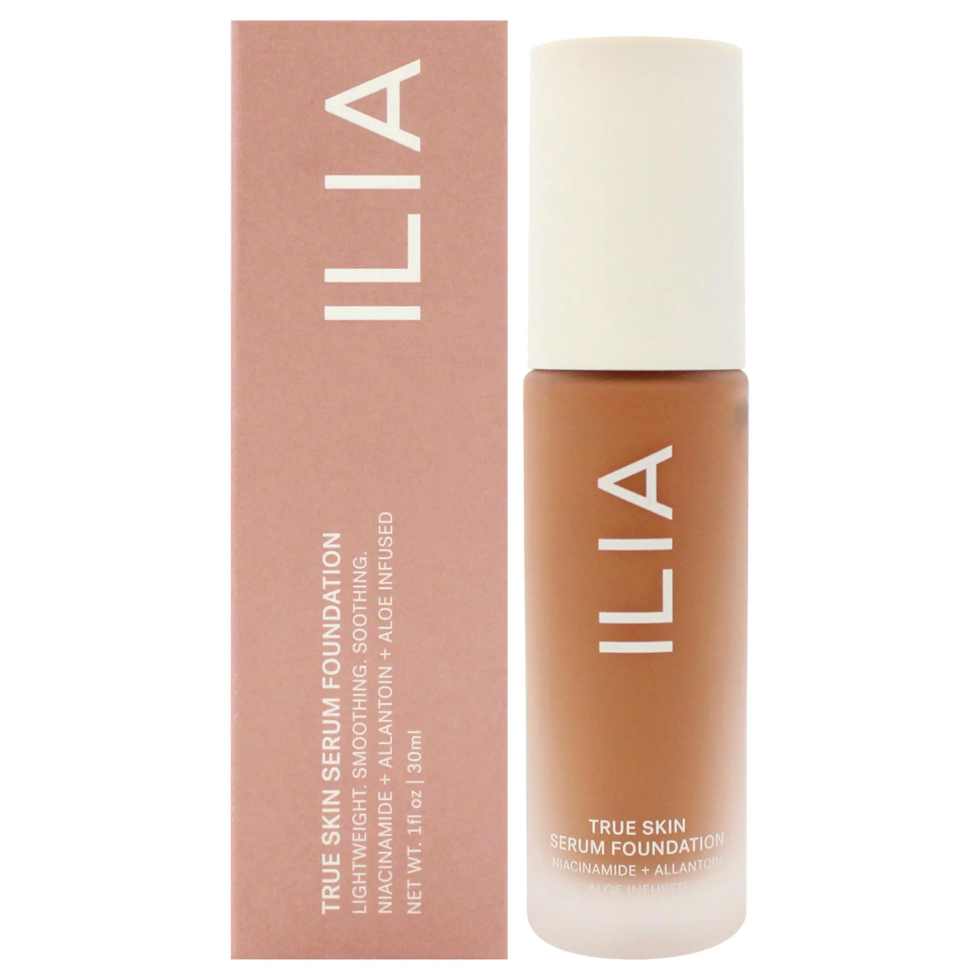 ILIA Beauty True Skin Serum Foundation - SF9.5 Bonaire, Women's Natural Cosmetic Makeup, 1 oz Single Item Bottle