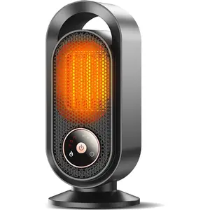Space Heater, Portable Electric Small Heater for Indoor, 1500W PTC Ceramic Fast Safety Heater for Desk Office Bedroom Home,12H Timer, 3 Modes, Overheating & Tip-Over Protection shop heater