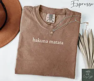 Comfort Colors Hakuna Mata Shirt, Funny T-Shirt, Lion King Shirt, Vacation Shirt, Matching Shirts