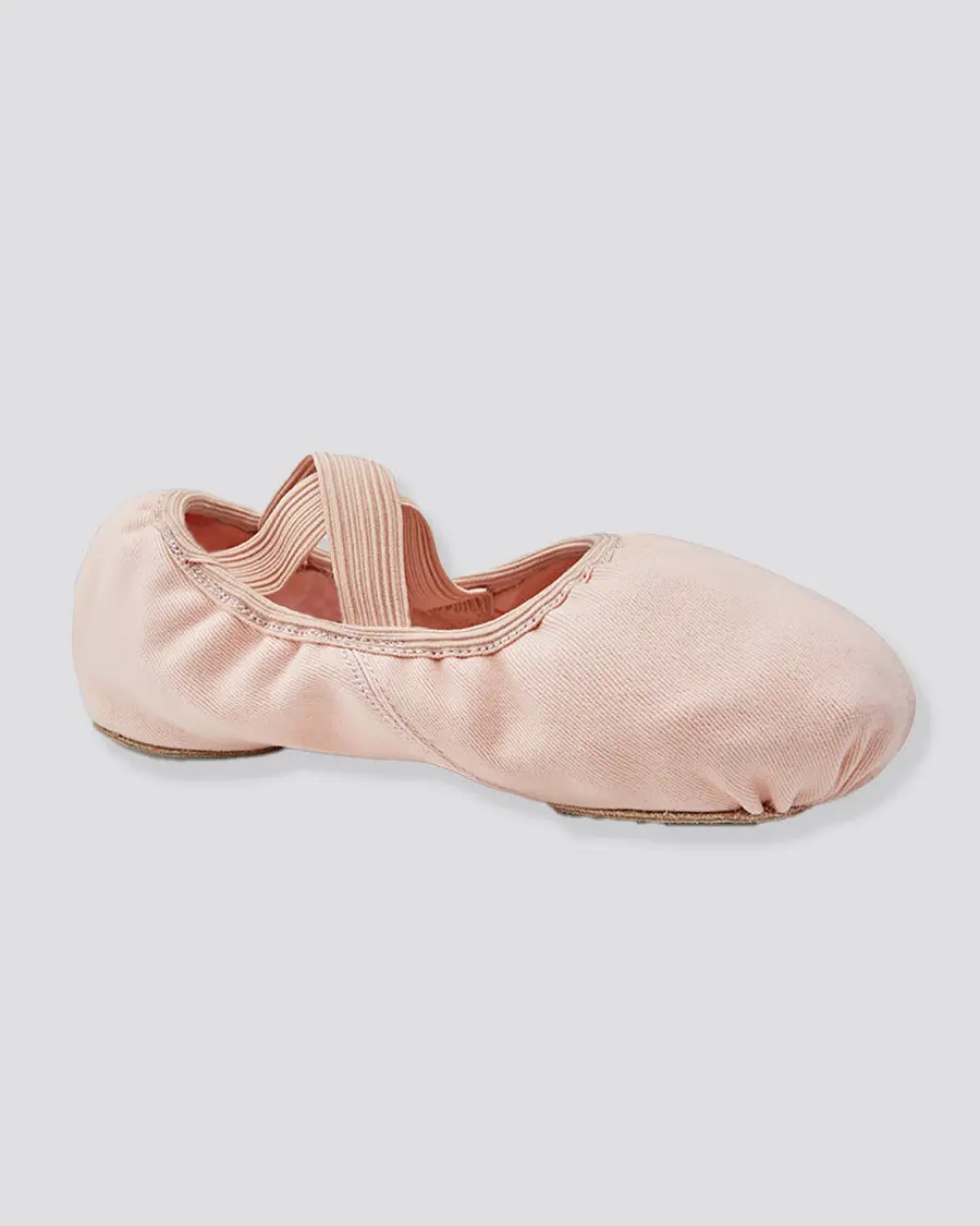 Adults' Stretch Canvas Split-Sole Ballet Shoes, Flexible Dance Shoes for Ballerinas, Comfortable Ballet Flats, Ballerina Shoes