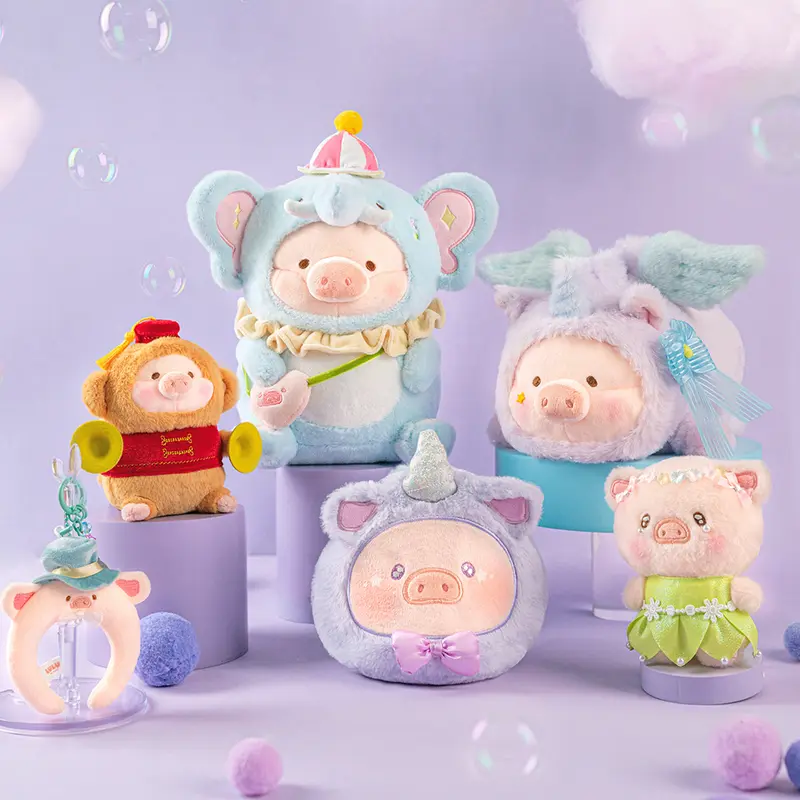 52TOYS LuLu the Piggy LuLuLand Kawaii Creative Gift Room Decor Desktop Decoration Gift for Birthday Party Celebration Box