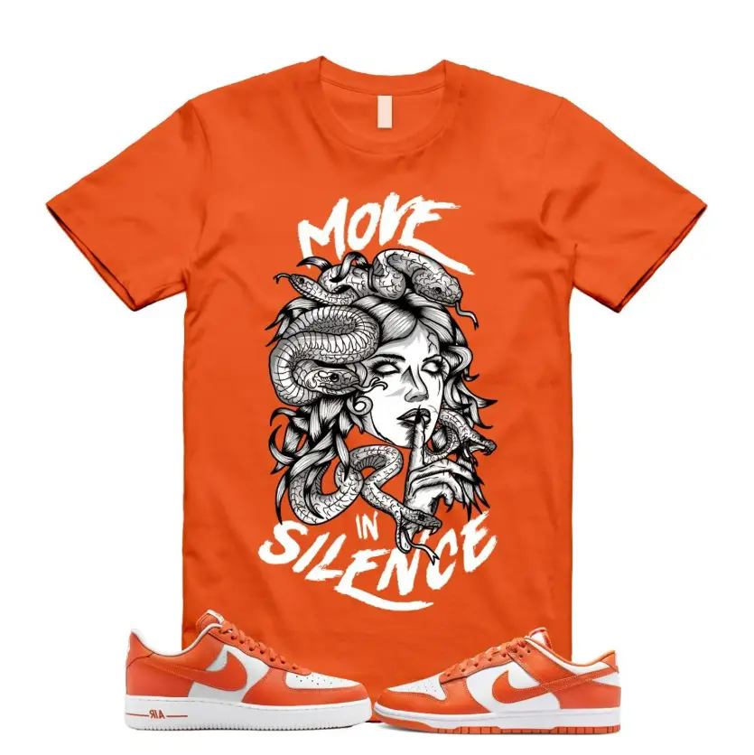 Dunk Cosmic Clay White Orange Low Force 1 '07 T Shirt Match MIS, Graphic Tees, Womenswear Top T-Shirt