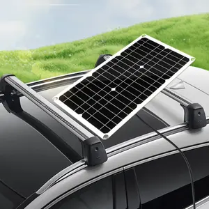 20w Flexible Outdoor Solar Charger Kit, Lightweight Bendable Solar Panel with 100a Controller, Ideal for Camping, Hiking, Emergency Power Supply