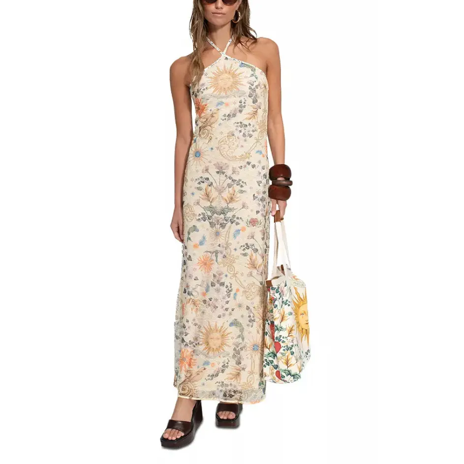 Sari Solstice Halter Dress