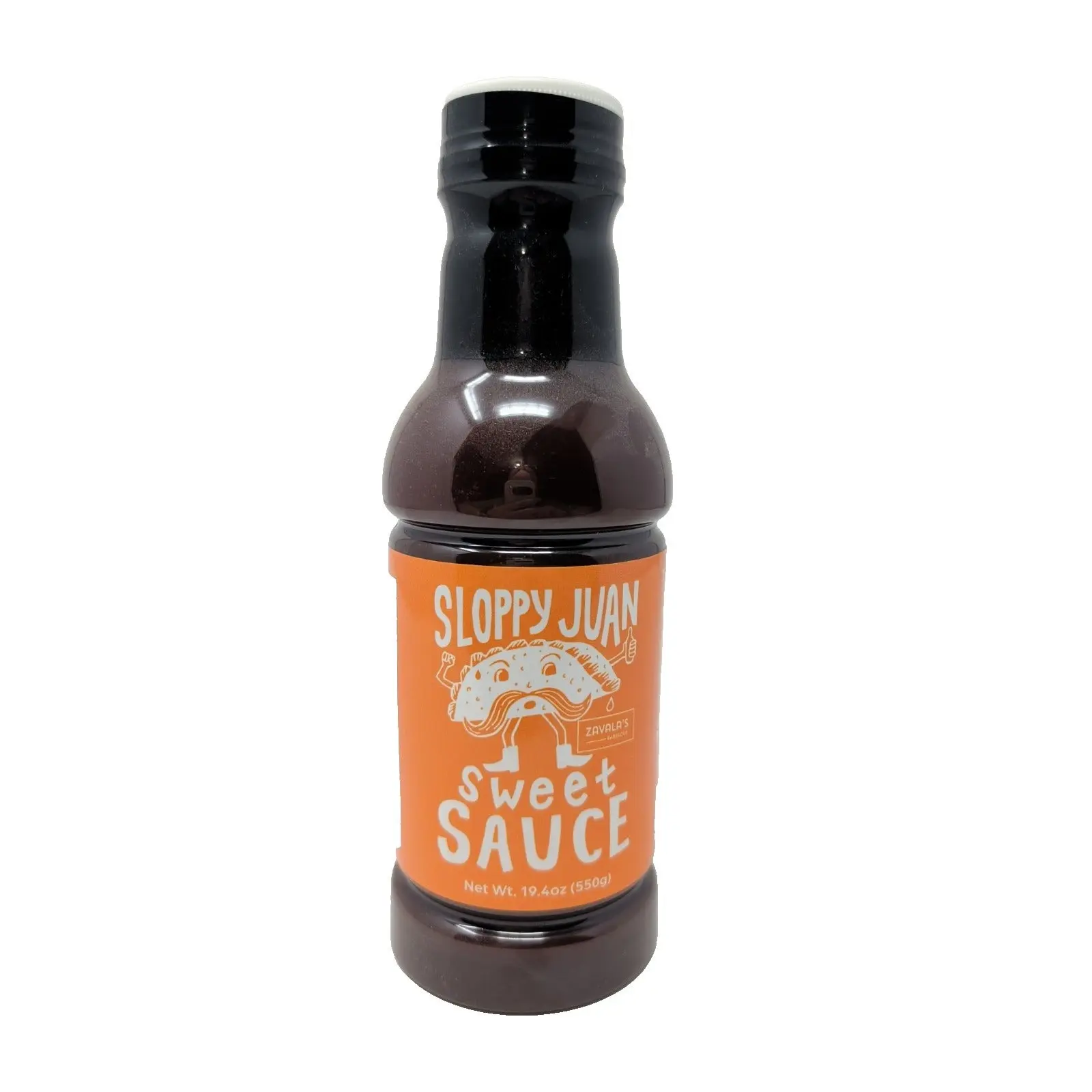 Zavala's Barbecue Sloppy Juan Sweet Sauce 19.4 Ounce Plastic Bottle
