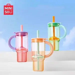 Colorful Series Transparent Straw Tritan Cup 1000mL/33.81oz BPA-Free Water Bottle,Food-Grade Tritan Material,Wide Mouth For Cleaning,Vibrant Color Options,Holiday & Holiday Haul