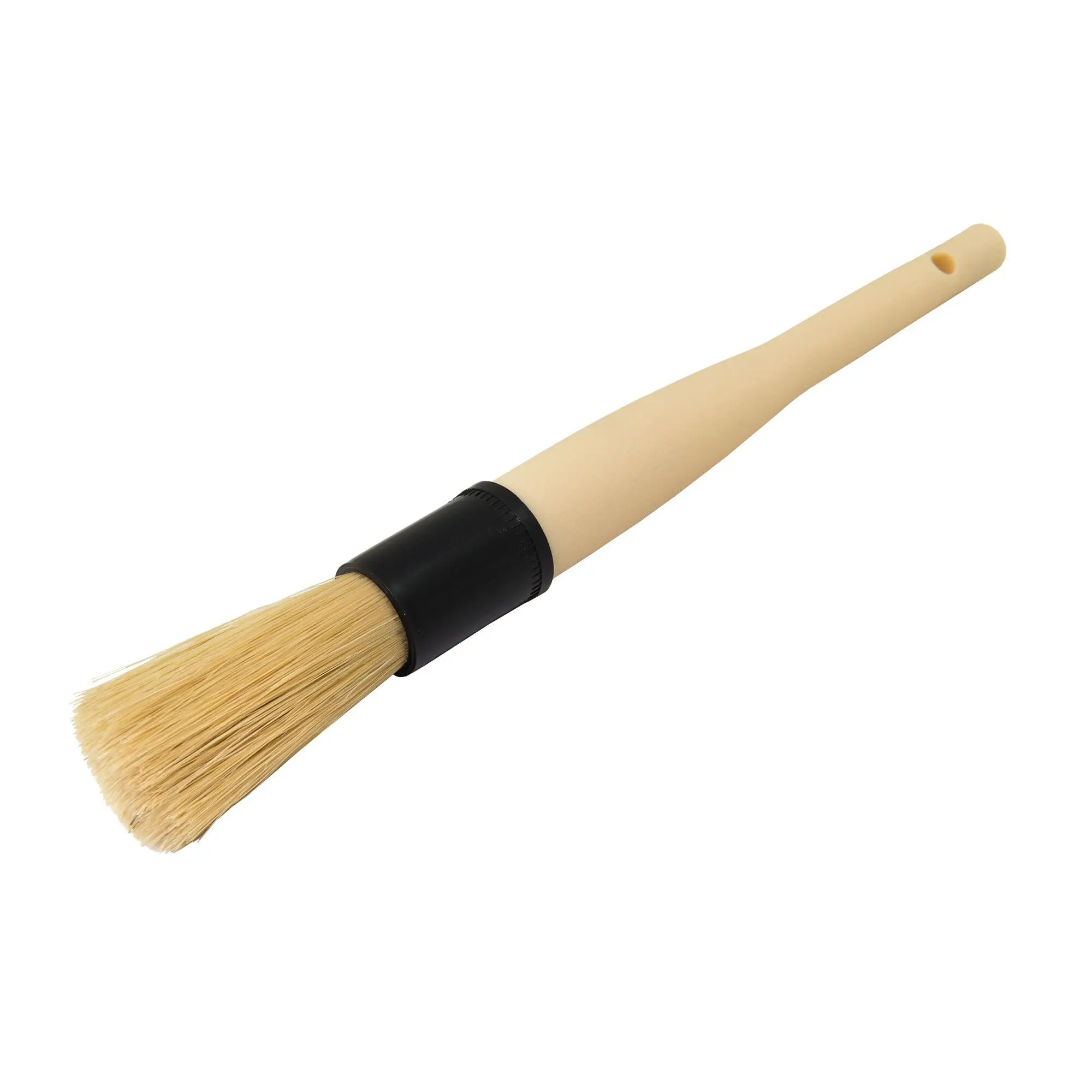CHEMICAL GUYS Boar's Hair Detailing Brush – Premium Natural Bristles for Gentle Yet Effective Cleaning of Interior Vents, Emblems, Wheels & Trim