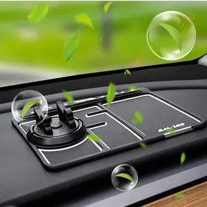 Multi Functional Car Anti Slip Mat Auto Phone Holder Non Slip Sticky Anti Slide Dash Phone Mount Silicone Dashboard Car Pad Mat Stand