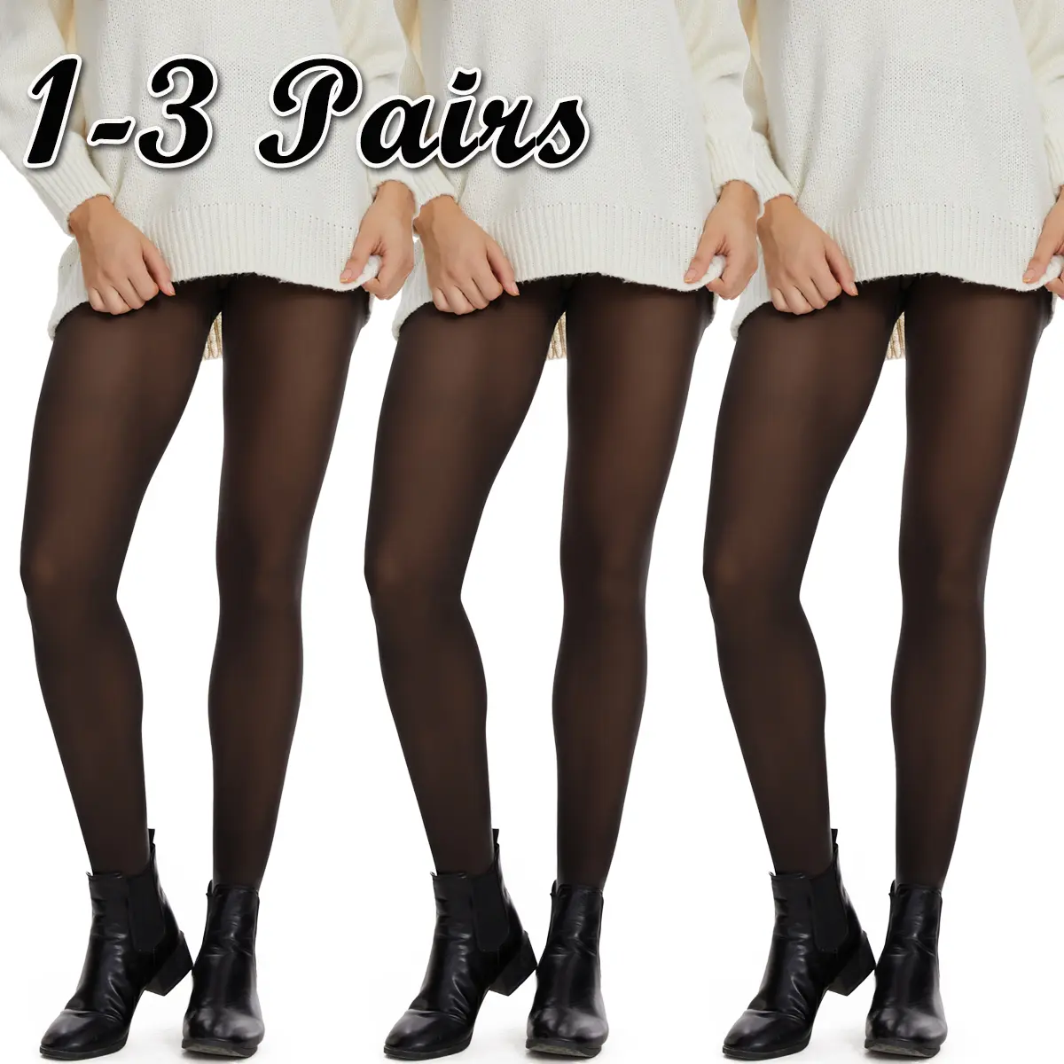 Women's Casual Minimalist Solid Pantyhose - High-Waisted Translucent Polyester-Spandex Tights, 1 Size, Super Elastic Lightweight Non-Fleece, Hand Wash Suitable for 15-25℃ Weather, Valentine's Day Essential