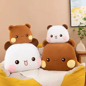 35/60cm Kawaii Bubu Dudu Panda Mitao Cat Plush Doll Plushie Pillows Couple Present Cushion Cute Stuffed Dolls Kids Toy Girl Gift