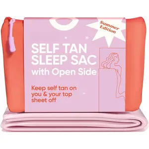 Self  Sleep Sac w Open Side Top Sheet - Summer Edition () - Loose + Cool to Kick Off Or Leave On - No ner Transfer Guarantee - Lightweight, Silky, Non-Sticky - Large inc Pillowcase