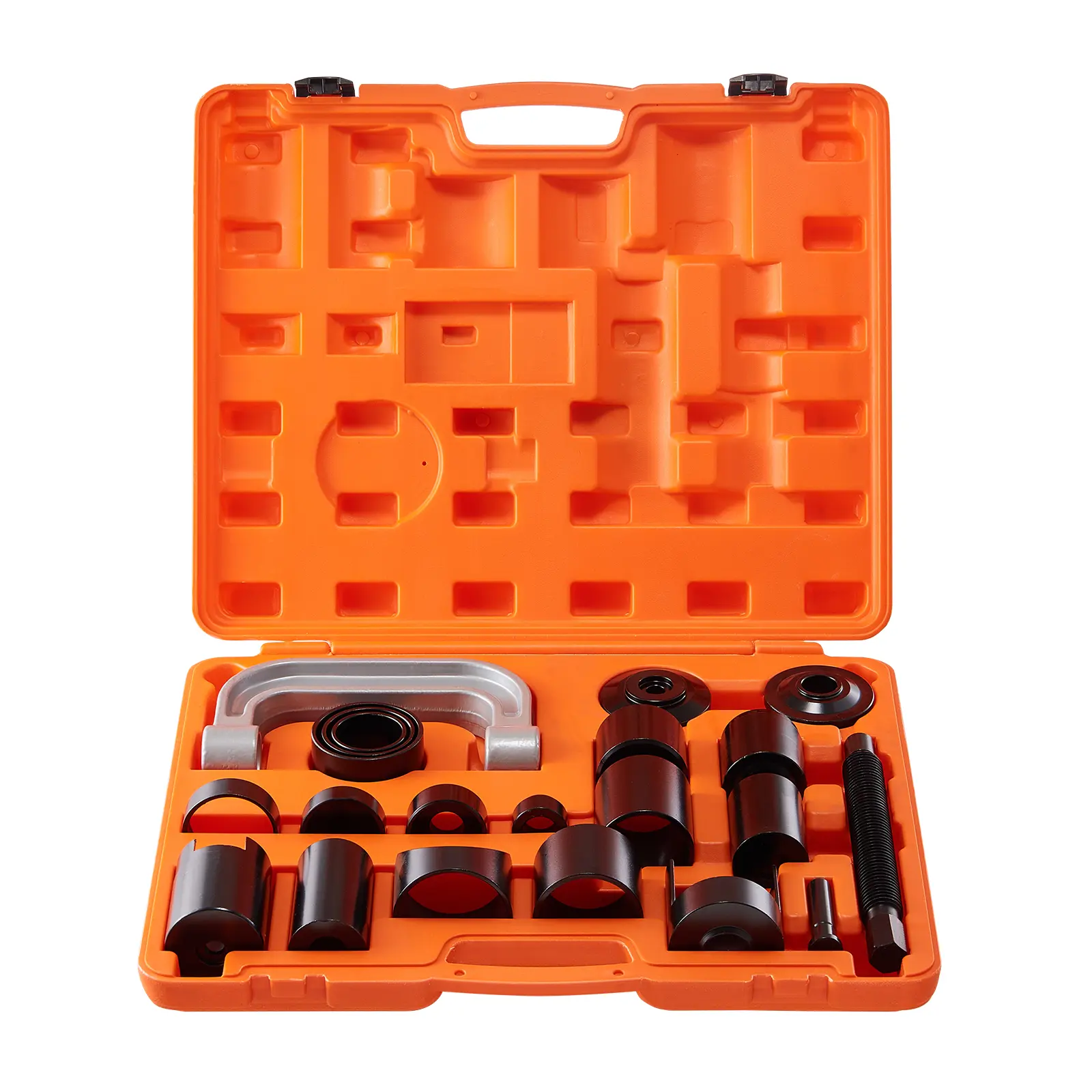 【summerfinds】VEVOR Ball Joint Press Kit, 21 pcsTool Kit, C-press Ball joint Remove and Install Tools, for Most 2WD and 4WD Cars, Heavy Duty Ball Joint Repair Kit for Automotive Repairing