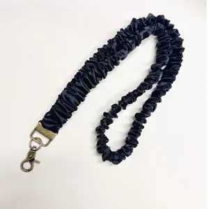 Fashion Colorful Elastic Teacher Lanyard with Multi-Function ID Card Holder, Badge Holder, Elegant Necklace Style Strap for Teachers Nurses Doctors, Lanyards with Id Holder