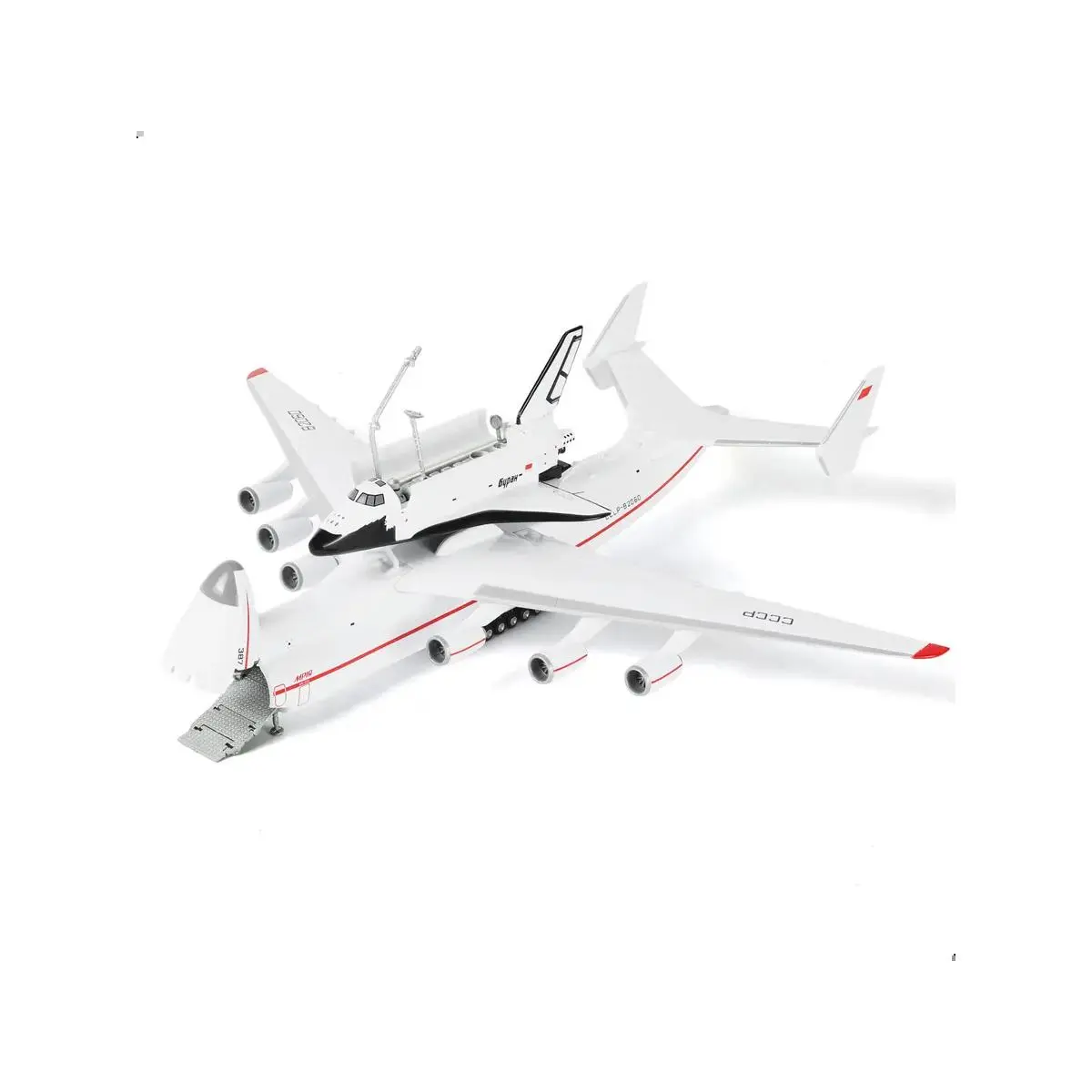 An-225 Mriya aircraft model with Buran 1:200 metal