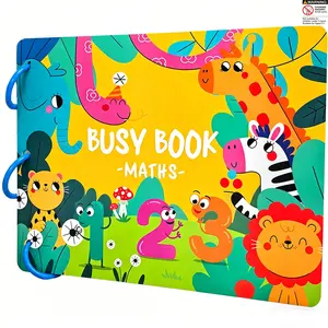 Busy Book Learning Activities Fine Motor Skills Montessori Busy Book Learning Number Enlightenment Educational Workbook Sorting Matching Games