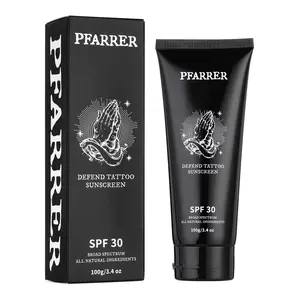 PFARRER Tattoo Sunscreen All-Natural Mineral  Tattoo Fade Protection and Moisturizer Hydrating Gel Body Care Daily Use