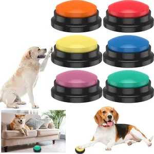 Dog Communication Button, 4Pcs/6Pcs Voice Recording Button for Pet Training,  Easy to Use for Pets Speech Home, Funny Gift for Dogs Talking Button Starter Pack