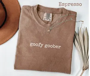 Comfort Colors Goofy Goober T-Shirt, Funny Silly Mood Tee for Women or Men, Cartoon-Inspired Shirt, Playful Graphic Gift for Spongebob Fans