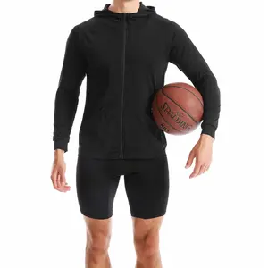 NELEUS Men’s Athletic Full-Zip Hoodie, Quick-Dry Breathable Workout Jacket with Pockets