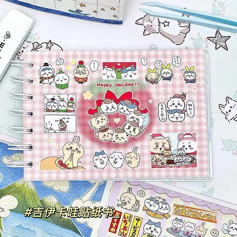 Chiikawa Sticker Book Vol.2 Starry Night Rainy Three Little Ones Kawaii Stickers Journal Deco Scrapbook DIY Decor Girl Gift Toys