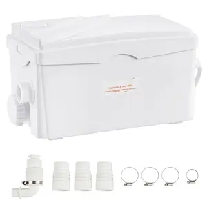 Macerator Pump 350W Submersible Waste Water Macerator Sump Pump With 3 Water Inlets For Basement Kitchen Sink Shower Bathtub Laundry And Utility Rooms Upflush System For Quick Drainage