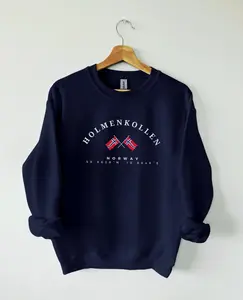 Holmenkollen Sweatshirt, Norway, Oslo Unisex Sweater, Norwegian, Norsk, perfect gift, Nordic Style, Norway shirt, Oslo shirt, Oslo Sweater