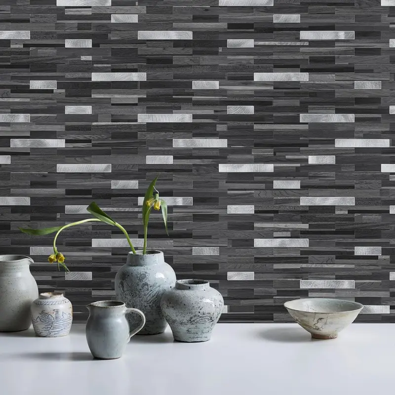 STICKGOO 20Pcs Peel and Stick Backsplash Tile, Stick on Backsplash for Kitchen/Bathroom/RV, Self Adhesive Wall Tiles Marble Pattern Wallpaper