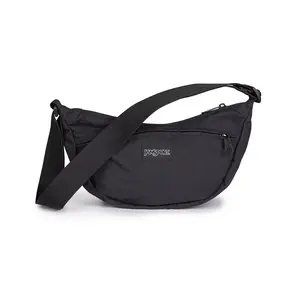 JanSport Unphased Soft Nylon Crossbody Bag - Black