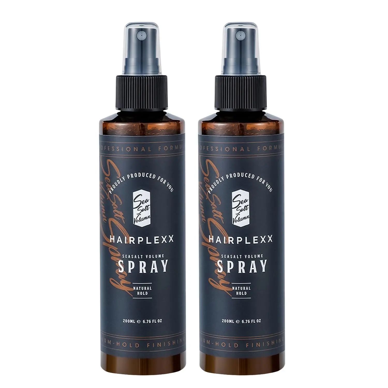 HAIRPLEXX Sea Salt Volume Hair Spray (2 pcs) for Natural Thick and Volumizing Hair Look with Matte Finish, Paraben Free 6.7 fl oz