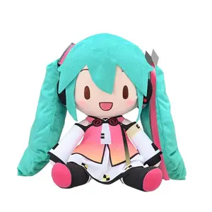 30cm Hatsune Miku Official Fuwa Petit Project DIVA MEGA39's Star Voice Stuffed Plush Toy Soft Cuddly Great Texture Authentic Plushie Fan Collection Holiday & Birthday Gifts