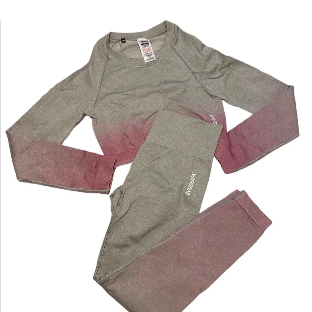 Gymshark set ADAPT OMBRE SEAMLESS TOP AND LEGGINGS M