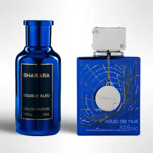 BHARARA DOUBLE BLEU + Armaf Men's Club De Nuit Blue Iconic EDP Spray 3.6/100ml