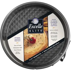 Excelle Elite Springform Pan, Sturdy Non-Stick and Scratch-Resistant Springform Pan, 6-Inch